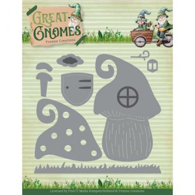 Find It Trading Yvonne Creations Die Great Gnomes - Great Gnome Home